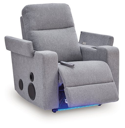 Pineland Power Glider Recliner with Audio System - Furniture Bros & Mattress (Bolingbrook, IL)