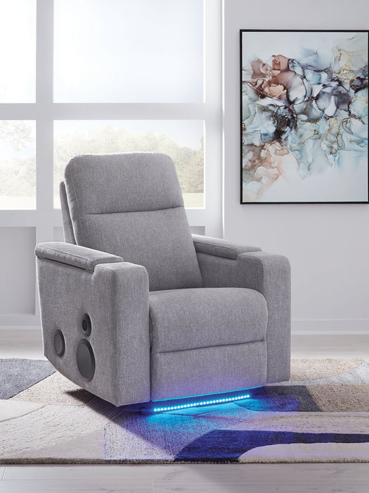 Pineland Power Glider Recliner with Audio System - Furniture Bros & Mattress (Bolingbrook, IL)