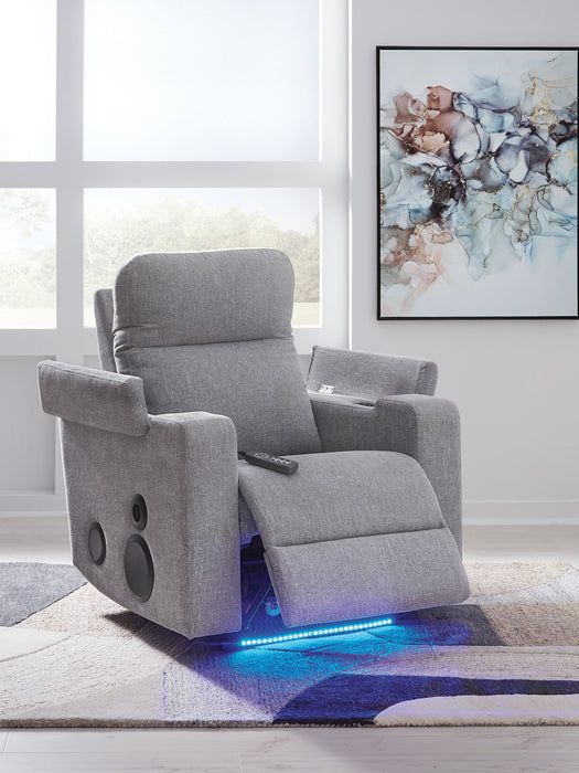Pineland Power Glider Recliner with Audio System - Furniture Bros & Mattress (Bolingbrook, IL)