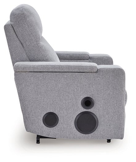 Pineland Power Glider Recliner with Audio System - Furniture Bros & Mattress (Bolingbrook, IL)