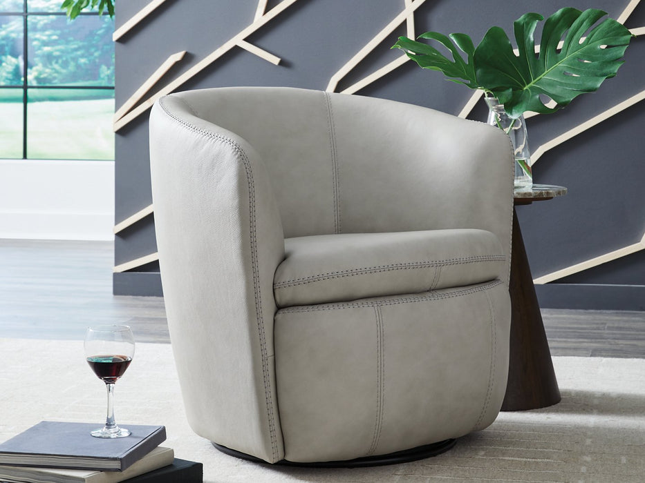 Kierreys Swivel Accent Chair - Furniture Bros & Mattress (Bolingbrook, IL)