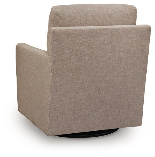 Freybourne Next-Gen Nuvella Swivel Accent Chair - Furniture Bros & Mattress (Bolingbrook, IL)
