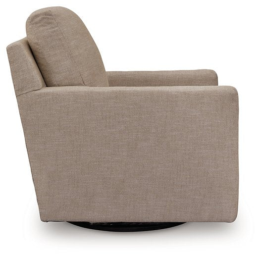 Freybourne Next-Gen Nuvella Swivel Accent Chair - Furniture Bros & Mattress (Bolingbrook, IL)