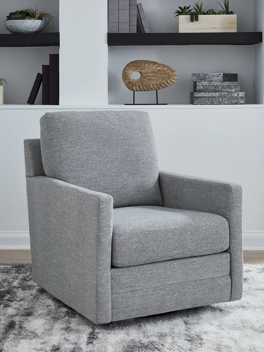 Freybourne Next-Gen Nuvella Swivel Accent Chair - Furniture Bros & Mattress (Bolingbrook, IL)