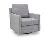 Freybourne Next-Gen Nuvella Swivel Accent Chair - Furniture Bros & Mattress (Bolingbrook, IL)