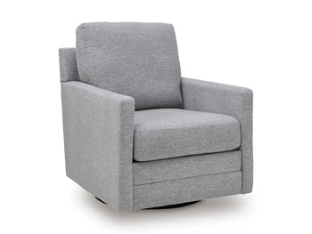 Freybourne Next-Gen Nuvella Swivel Accent Chair - Furniture Bros & Mattress (Bolingbrook, IL)