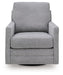 Freybourne Next-Gen Nuvella Swivel Accent Chair - Furniture Bros & Mattress (Bolingbrook, IL)