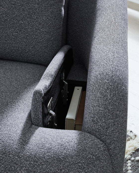 Alainmont Next-Gen Nuvella Swivel Power Recliner - Furniture Bros & Mattress (Bolingbrook, IL)