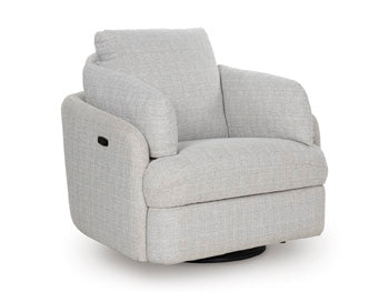 Alainmont Next-Gen Nuvella Swivel Power Recliner - Furniture Bros & Mattress (Bolingbrook, IL)