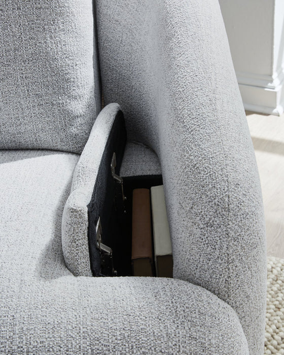 Alainmont Next-Gen Nuvella Swivel Power Recliner - Furniture Bros & Mattress (Bolingbrook, IL)