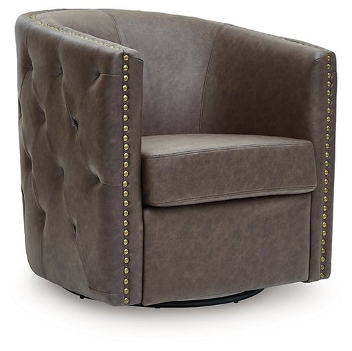 Brentlow Swivel Accent Chair - Furniture Bros & Mattress (Bolingbrook, IL)