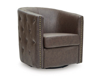 Brentlow Swivel Accent Chair - Furniture Bros & Mattress (Bolingbrook, IL)