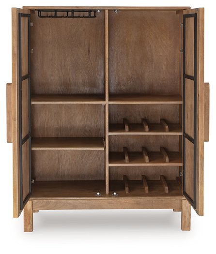 Pellamour Bar Cabinet - Furniture Bros & Mattress (Bolingbrook, IL)