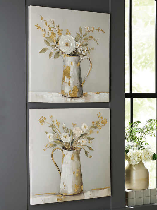 Amoryville Wall Art Set (Set of 2) - Furniture Bros & Mattress (Bolingbrook, IL)