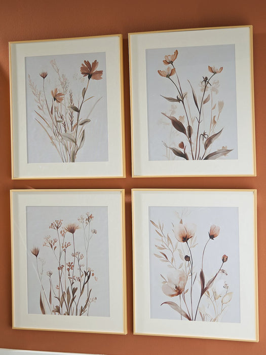 Chettings Wall Art (Set of 4) - Furniture Bros & Mattress (Bolingbrook, IL)