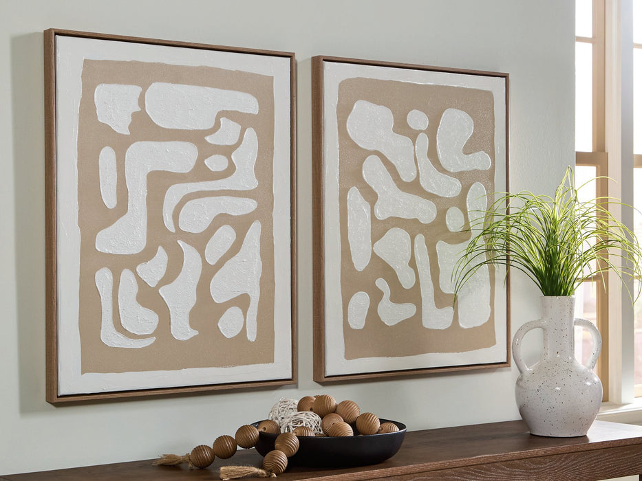 Waldett Wall Art (Set of 2) - Furniture Bros & Mattress (Bolingbrook, IL)