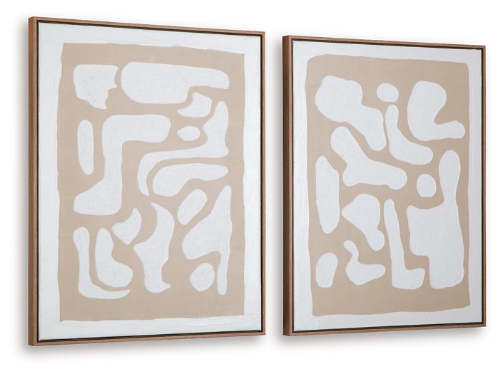 Waldett Wall Art (Set of 2) - Furniture Bros & Mattress (Bolingbrook, IL)
