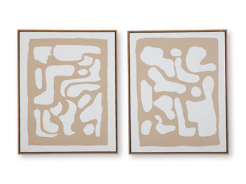 Waldett Wall Art (Set of 2) - Furniture Bros & Mattress (Bolingbrook, IL)