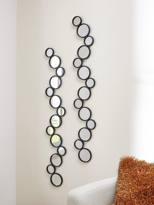 Vinler Accent Mirror Set (Set of 2) - Furniture Bros & Mattress (Bolingbrook, IL)