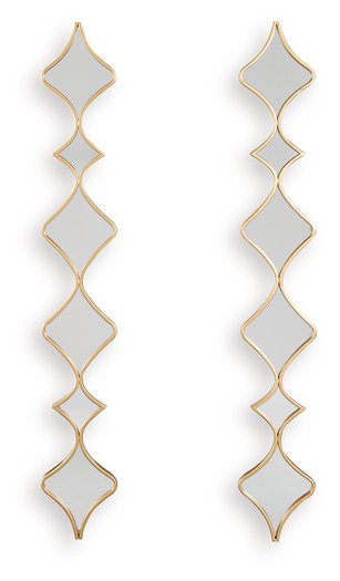 Harriswood Accent Mirror Set (Set of 2) - Furniture Bros & Mattress (Bolingbrook, IL)
