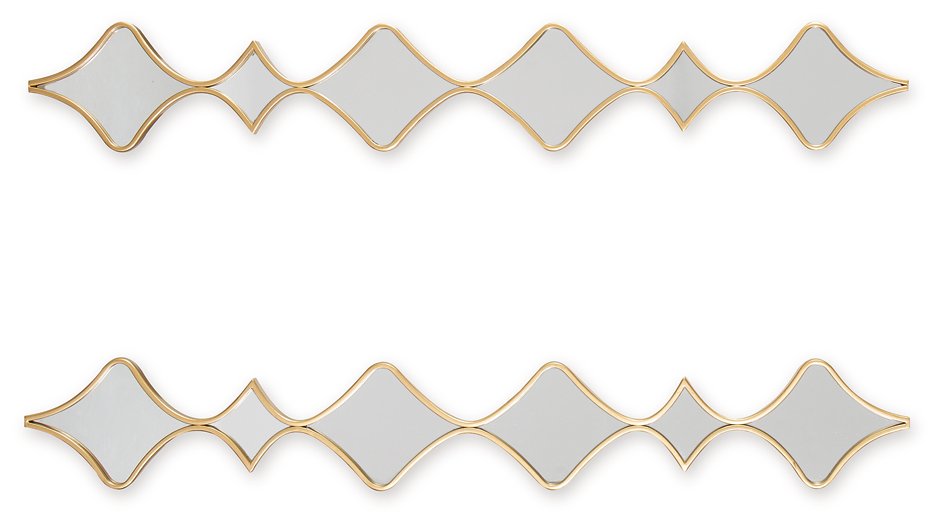 Harriswood Accent Mirror Set (Set of 2) - Furniture Bros & Mattress (Bolingbrook, IL)