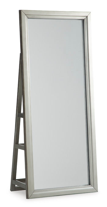 Evesen Floor Standing Mirror/Storage - Furniture Bros & Mattress (Bolingbrook, IL)