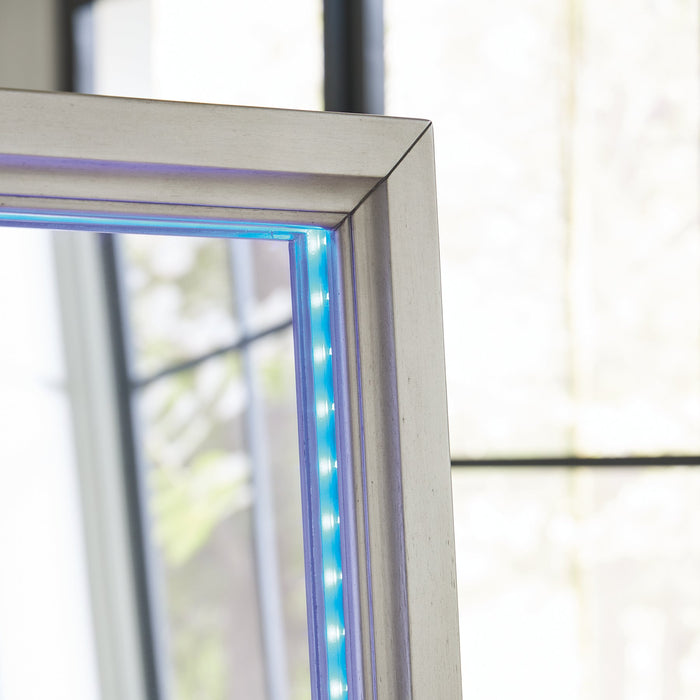 Evesen Floor Standing Mirror/Storage - Furniture Bros & Mattress (Bolingbrook, IL)