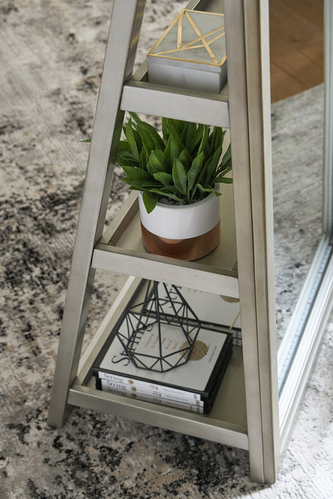 Evesen Floor Standing Mirror/Storage - Furniture Bros & Mattress (Bolingbrook, IL)