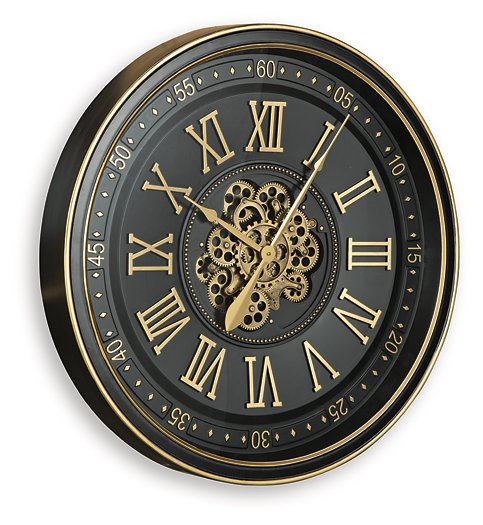 Dairton Wall Clock - Furniture Bros & Mattress (Bolingbrook, IL)