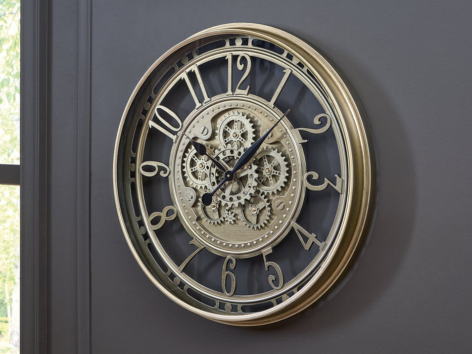 Gilover Wall Clock - Furniture Bros & Mattress (Bolingbrook, IL)