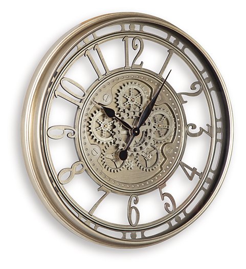 Gilover Wall Clock - Furniture Bros & Mattress (Bolingbrook, IL)