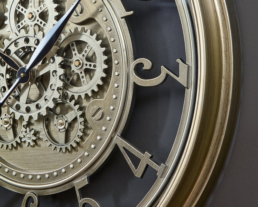 Gilover Wall Clock - Furniture Bros & Mattress (Bolingbrook, IL)