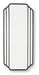 Antigone Floor Mirror - Furniture Bros & Mattress (Bolingbrook, IL)