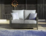 Elite Park Outdoor Loveseat, Lounge Chairs and Cocktail Table - Furniture Bros & Mattress (Bolingbrook, IL)