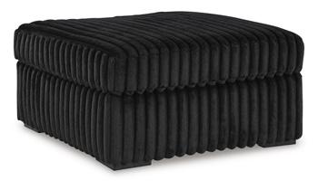 Midnight-Madness Oversized Accent Ottoman - Furniture Bros & Mattress (Bolingbrook, IL)