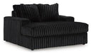Midnight-Madness Oversized Chaise - Furniture Bros & Mattress (Bolingbrook, IL)