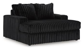 Midnight-Madness Oversized Chaise - Furniture Bros & Mattress (Bolingbrook, IL)