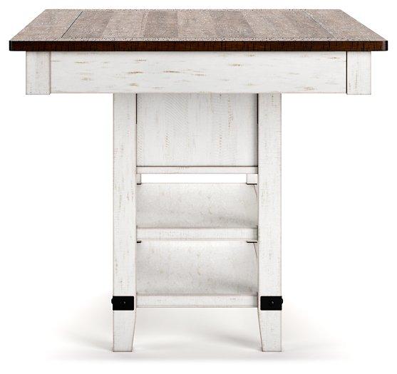 Valebeck Counter Height Dining Table - Furniture Bros & Mattress (Bolingbrook, IL)