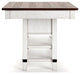 Valebeck Counter Height Dining Table - Furniture Bros & Mattress (Bolingbrook, IL)
