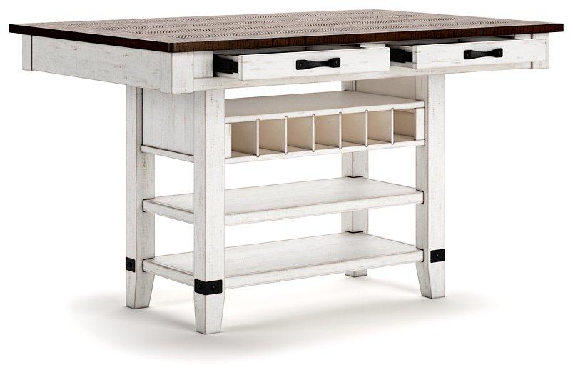 Valebeck Counter Height Dining Table - Furniture Bros & Mattress (Bolingbrook, IL)