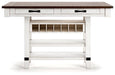 Valebeck Counter Height Dining Table - Furniture Bros & Mattress (Bolingbrook, IL)