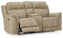 Next-Gen DuraPella Power Reclining Loveseat with Console - Furniture Bros & Mattress (Bolingbrook, IL)