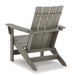 Visola Outdoor Adirondack Chair Set with End Table - Furniture Bros & Mattress (Bolingbrook, IL)