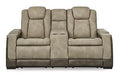 Next-Gen DuraPella Power Reclining Loveseat with Console - Furniture Bros & Mattress (Bolingbrook, IL)