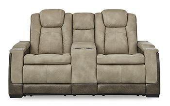 Next-Gen DuraPella Power Reclining Loveseat with Console - Furniture Bros & Mattress (Bolingbrook, IL)