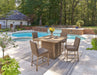 Walton Bridge Outdoor Bar Set - Furniture Bros & Mattress (Bolingbrook, IL)