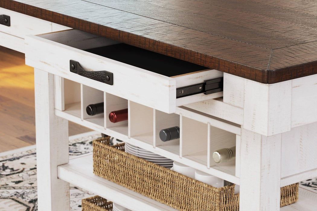 Valebeck Counter Height Dining Table - Furniture Bros & Mattress (Bolingbrook, IL)