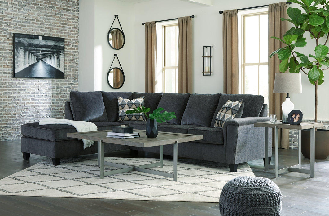 Abinger 2-Piece Sectional with Chaise - Furniture Bros & Mattress (Bolingbrook, IL)