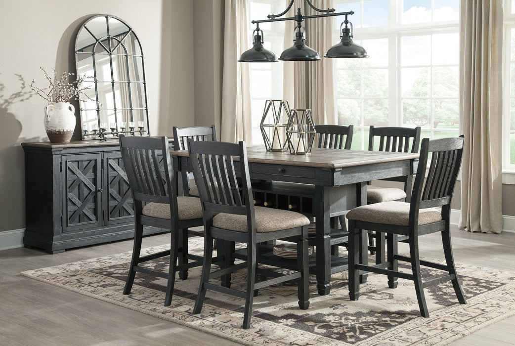 Tyler Creek Counter Height Dining Set - Furniture Bros & Mattress (Bolingbrook, IL)