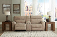Next-Gen DuraPella Power Reclining Sectional Loveseat with Console - Furniture Bros & Mattress (Bolingbrook, IL)